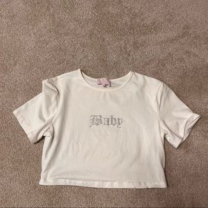 Meshki baby crop top